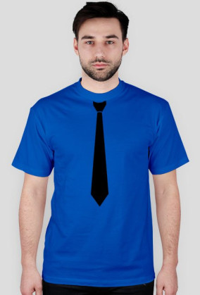 T-shirt: Krawat czarny