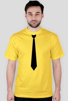 T-shirt: Krawat czarny