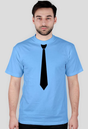 T-shirt: Krawat czarny