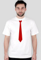 T-shirt: Krawat czerwony