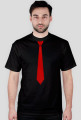 T-shirt: Krawat czerwony