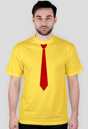 T-shirt: Krawat czerwony