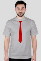 T-shirt: Krawat czerwony