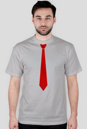 T-shirt: Krawat czerwony