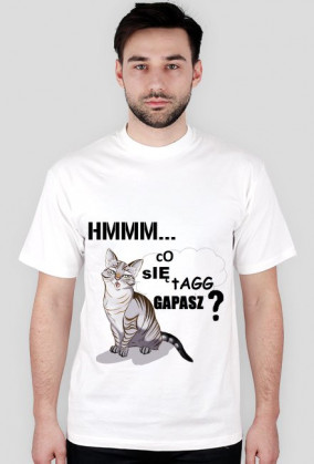 Kot z humorem-męski