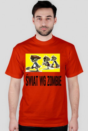 Koszulka MĘSKA Świat wg zombie
