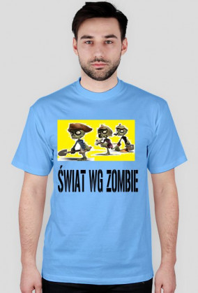 Koszulka MĘSKA Świat wg zombie