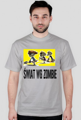 Koszulka MĘSKA Świat wg zombie