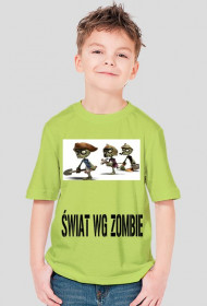 Koszulka DZIECIĘCA MĘSKA Świat wg zombie