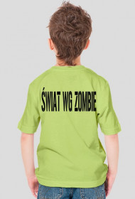 Koszulka DZIECIĘCA MĘSKA Świat wg zombie