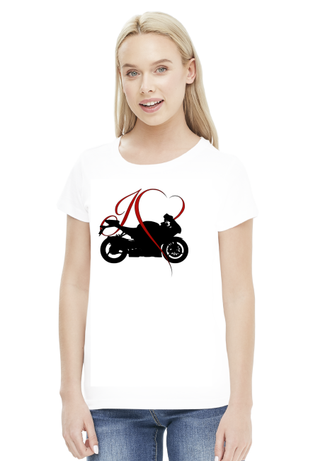 I love moto - koszulka damska