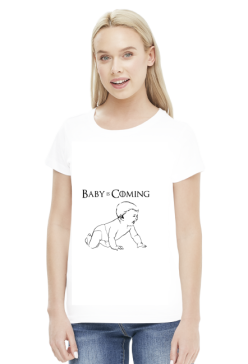 Koszulka Baby is coming