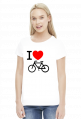 I love rower - koszulka damska