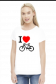 I love rower - koszulka damska
