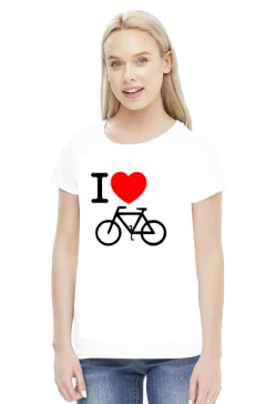 I love rower - koszulka damska