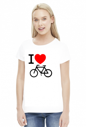 I love rower - koszulka damska