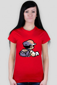POKEMON T-SHIRT DAMSKI Trainer Red