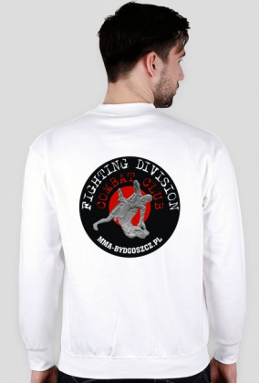 Bluza FDivison Biała logo plecy