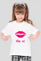 Koszulka dziewczęca - Kiss me