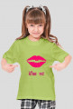 Koszulka dziewczęca - Kiss me