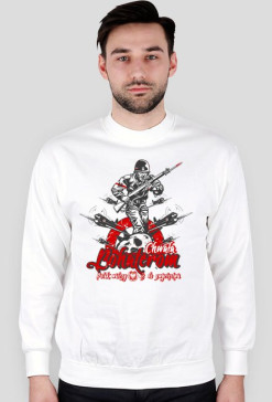 Bluza Męska Classic - Chwała Bohaterom - Biały
