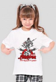 T-Shirt - Chwała Bohaterom - MixKolorów - dla Dziewczynki