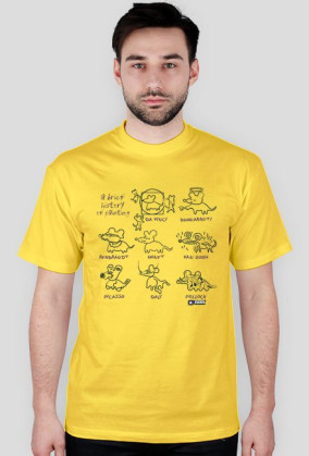 Koszulka męska - historia malarstwa. Pada