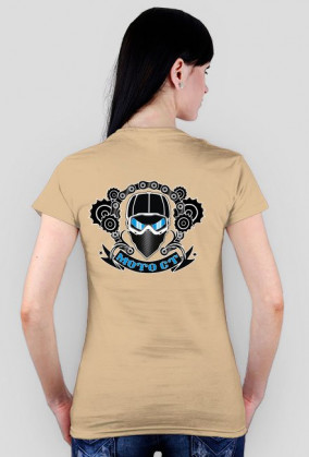 Maska MotoCT Tył Tshirt Damski