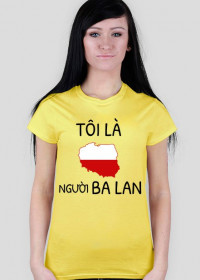 Jestem Polką - koszulka podróżna