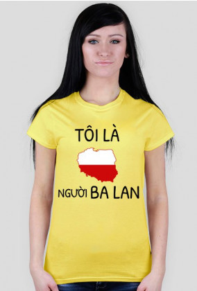 Jestem Polką - koszulka podróżna