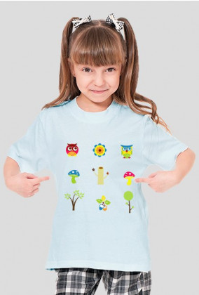 Koszulka dziewczęca - Przyroda