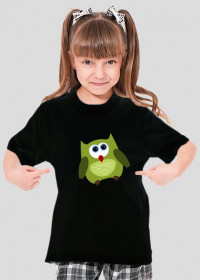 Koszulka dziewczęca - Sowa
