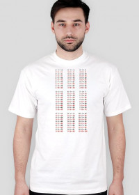 Tabliczka mnożenia na koszulce