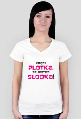 Koszulka "Krąży plotka..." - damska