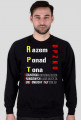 Bluza "RPT DPZKO" czarna jak asfalt ulicy.