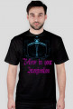 czarny t-shirt-Believe in your Imagination