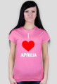 T-Shirt Aprilia - Damski
