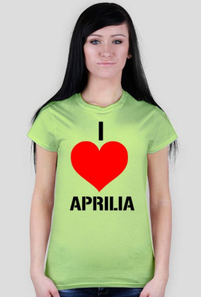 T-Shirt Aprilia - Damski