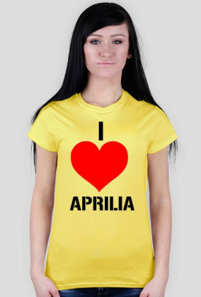 T-Shirt Aprilia - Damski