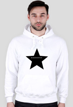 Bluza gwiazdka MarcelStyle biała!