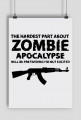 Plakat z serii Zombie Apocalypse