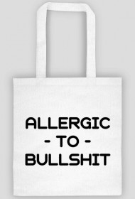 Torba bawełniana Allergic to bullshit. Różne kolory.