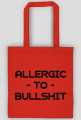 Torba bawełniana Allergic to bullshit. Różne kolory.