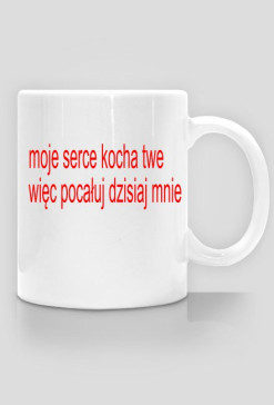 kubek walentynkowy