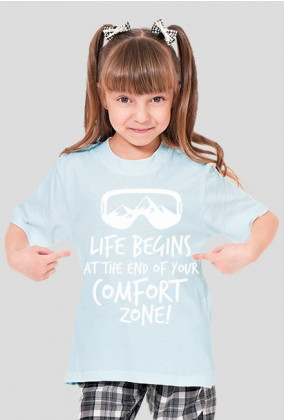 Koszulka dla dziewczynki - COMFORT ZONE (różne kolory!)