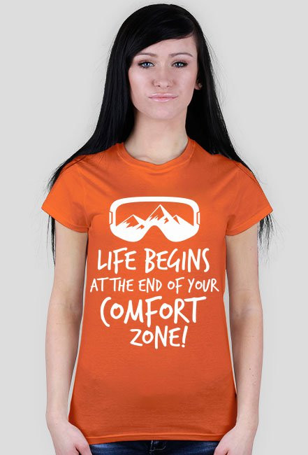 Koszulka damska - COMFORT ZONE (różne kolory!)