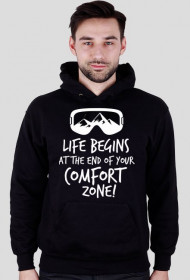 Bluza męska z kapturem - COMFORT ZONE (różne kolory!)