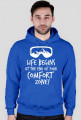 Bluza męska z kapturem - COMFORT ZONE (różne kolory!)