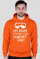 Bluza męska z kapturem - COMFORT ZONE (różne kolory!)