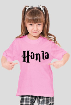 Koszulka dziecięca z imieniem Hania